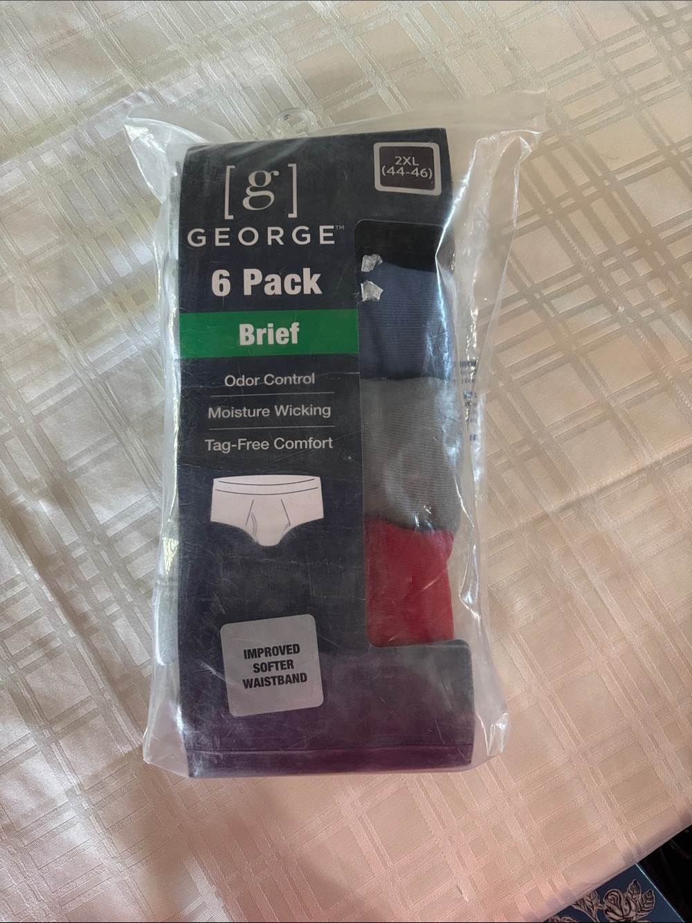 George Plus Size 6-Pack Men’s Briefs NWT